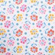 Cotton Fabric Spring / White