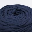 T-shirt yarn Mocha Yarn / Storm Blue