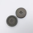 Simple button with border 25 mm / Dark Grey