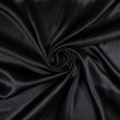 Natural silk fabric "Pure Stretch Silk" / 999 Black