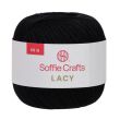 Crochet yarn Soffie Crafts Lacy 50 g / Black 03