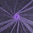 Embroidered Pearl Tulle / Lilac