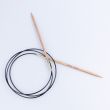 KnitPro Wooden circular knitting needles Basix Beech 100 cm / 3.50 mm