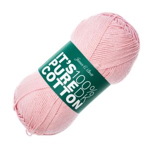 Lõng James C Brett It´s 100% Pure Cotton / IC06 Light Pink
