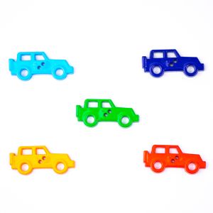 Nööp-dekoratsioon / Cars and Trucks 8 / erinevad toonid