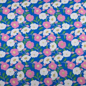 Puuvillane kangas (popliin) / Floral