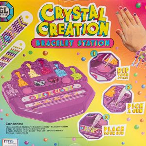 Laste käsitöökomplekt / CRYSTAL CREATION Pärlitikandi käevõrud