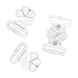 Plastikust bikiini rinnahoidja kinnis 14 mm / 29201 Läbipaistev