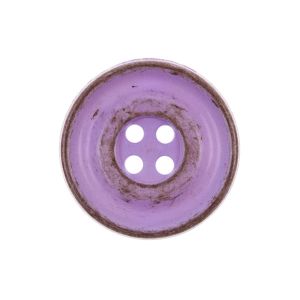 Ümmargune randiga nööp / 22 mm / Lilla