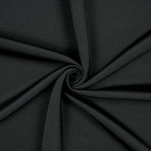 Paks ühevärviline lükra Scuba neoprene / Must