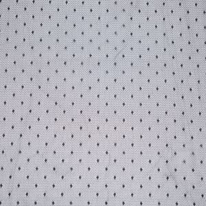 Täpiline tüll / Dot Mesh fabric / Must