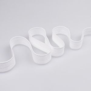 Kummikant läikiv 15mm / Valge 101