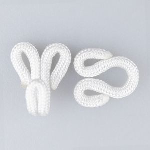 Kaetud haak 15x30mm / valge 101