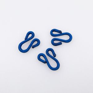 Kaetud haak 15x30mm / sinine 340