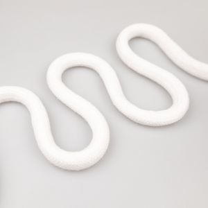 Puuvillane sile nöör 16 mm / Valge 101