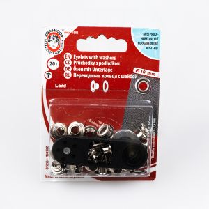 Öösid "LORD" 4/8mm 20kompl/pk / nikkel