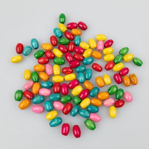 Puupärlid 5x8 mm / MIX