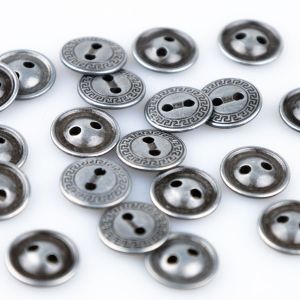 Metallnööp 12 mm KREEKA / nikkel vana