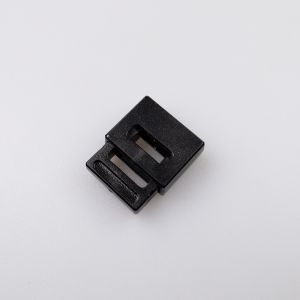 Stopper lamedale nöörile 12 mm / Must 332