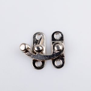 Koti kinnis-haak 28 x 33 mm / nikkel