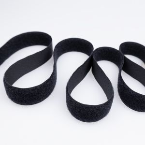 Takjapael nailon LOOP 25 mm / must