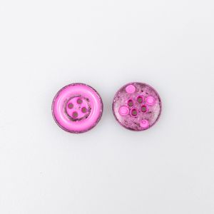 Nööp Vintage / 15 mm / Tume- Roosa