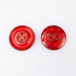 Nööp Vintage / 23 mm / Punane
