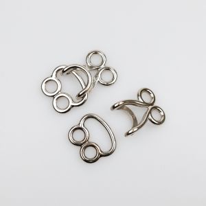 Haak 19x27 mm / nikkel