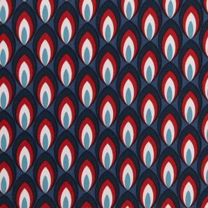 Kirju viskoos Amenti Mayotte / Punane