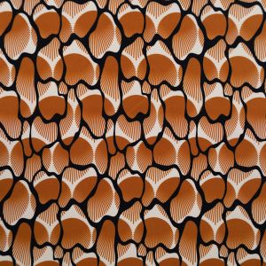 Kirju kunstsiid Abstract leaf Crepe