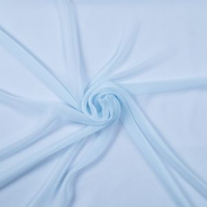 Ühevärviline kunstsiid / Helesinine