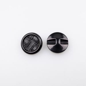Kannaga nööp 18 mm / Must