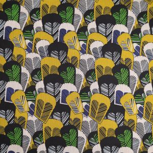 Kirju šifoon / Kollane-Roheline