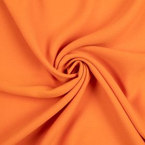 Ühevärviline kunstsiid Soft Touch / Oranž