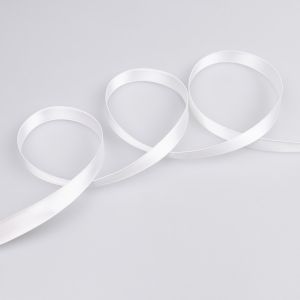 Kahepoolne atlasspael 9 mm / 0029 Optic White