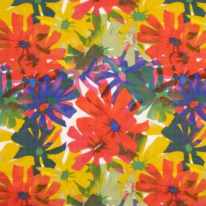 Kirju puuvillane Wildflower / Punane
