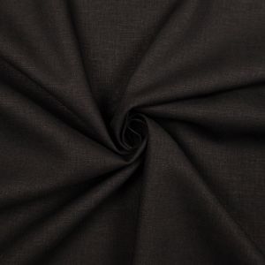 Lina ja puuvilla segu kangas / Must