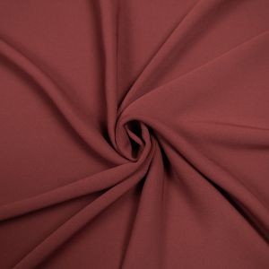 Ühevärviline kleidikangas / Pruunikas- punane