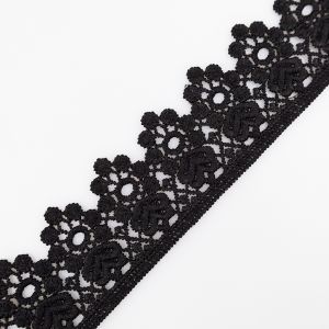 Puuvillane pits 45 mm / Must