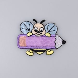 Triigitav motiiv / Bee with pen