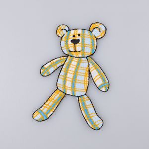 Triigitav motiiv / Orange-blue bear