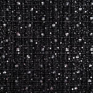 Efektne litritega kostüümikangas / 999 Must