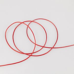 Punutud ja armeeritud nöör 1 mm / punane 148