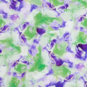 Kirju viskoos popliin Abstract / Roheline