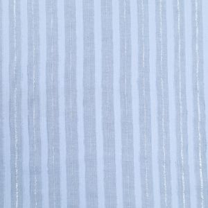 Puuvillane batist Lurex / Helesinine