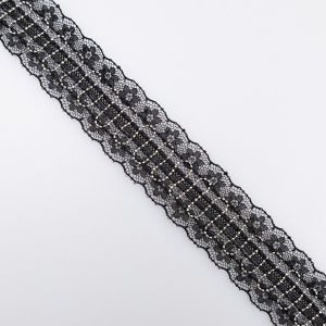 Pitsiline ilupael metallikniidiga 23 mm / Must