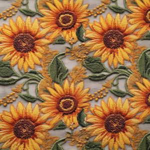 Digiprindiga Puuvillane Dekoratiivkangas / 840 Sunflowers yellow