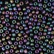 Pärlid 4mm / must hologramm 332-H