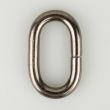 Metallist aas ovaalne 6/32x20 mm / nikkel must
