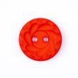 Nööp / Scalloped Edge / 18 mm / Red
